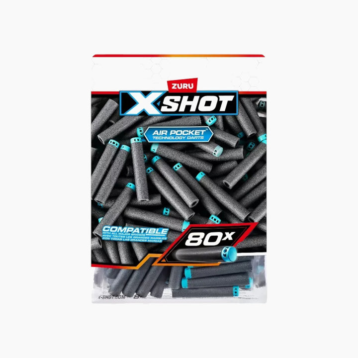 Zuru X-Shot Excel refill darts, 80 foam darts