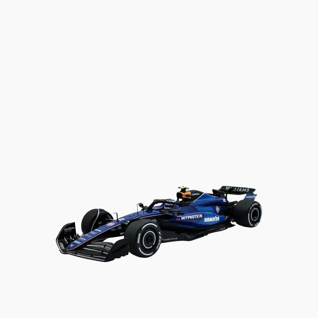 Simba  Williams FW46 F1 Saudi Arabian GP 2023 – Logan Sargeant (Blue) 1:18 Diecast Model