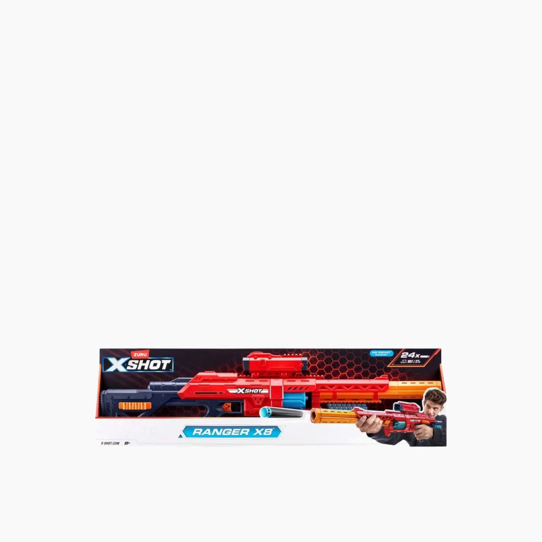 Zuru X-Shot Excel Ranger X8 Blaster with 24 darts