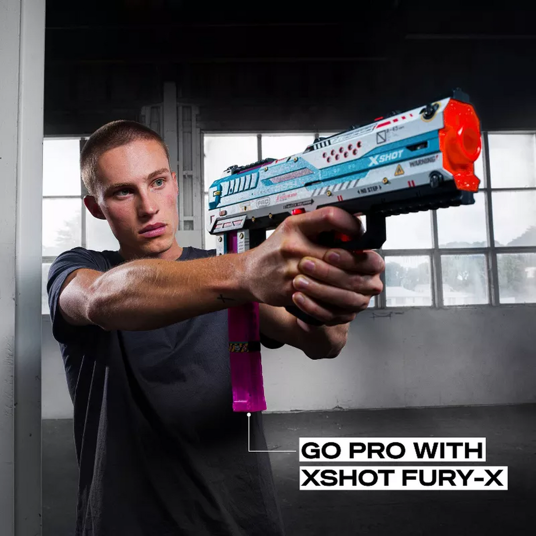 Zuru X-Shot Skins Pro Series- Fury-X Blaster Series 1 - 40 Darts