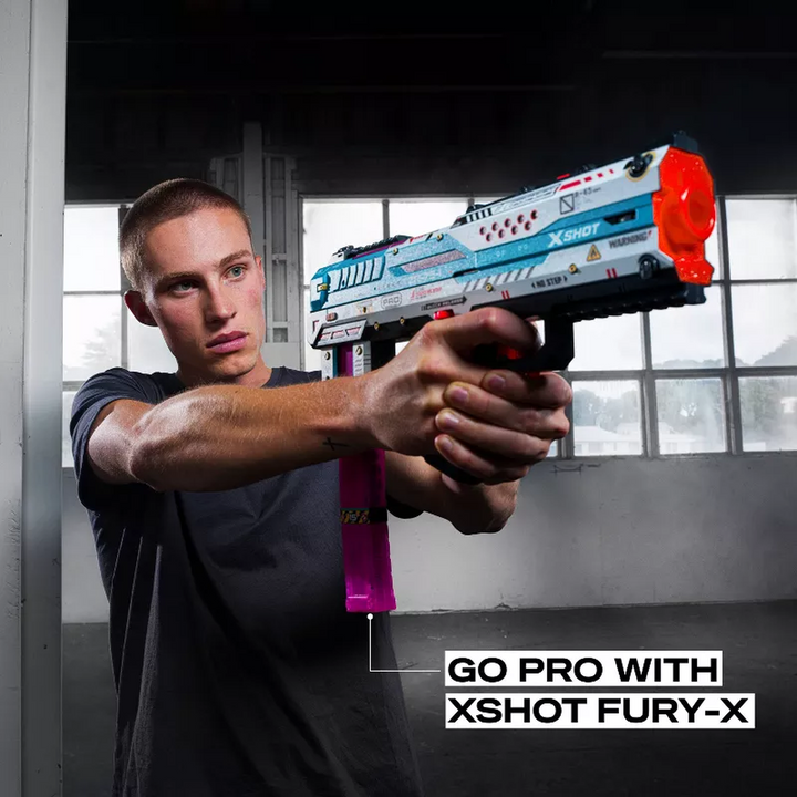 Zuru X-Shot Skins Pro Series- Fury-X Blaster Series 1 - 40 Darts