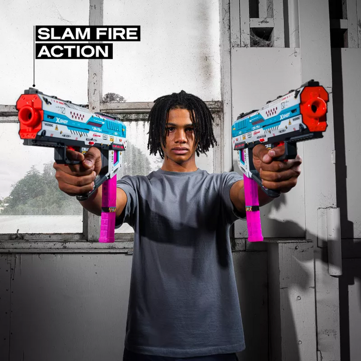 Zuru X-Shot Skins Pro Series- Fury-X Blaster Series 1 - 40 Darts