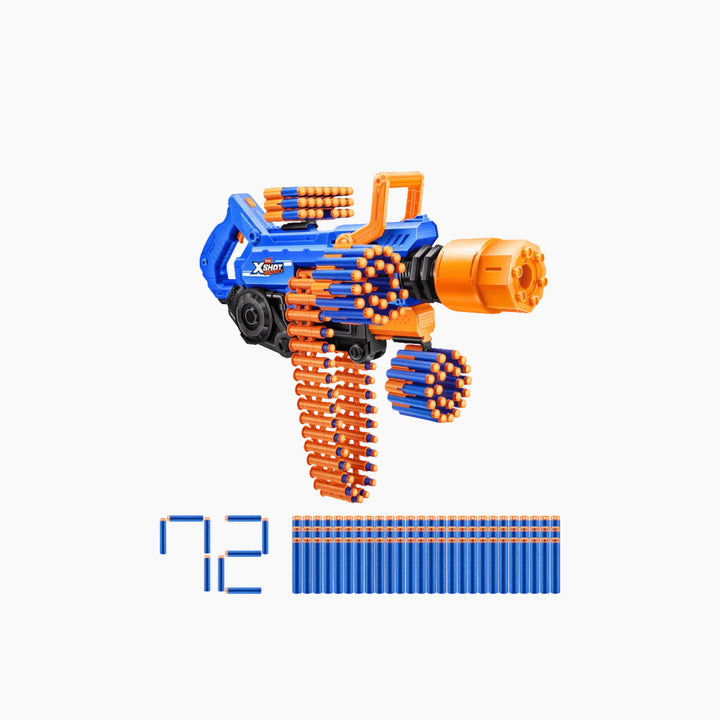 Zuru X-Shot Insanity Smoking Barrel Series 1 blaster with 72 darts