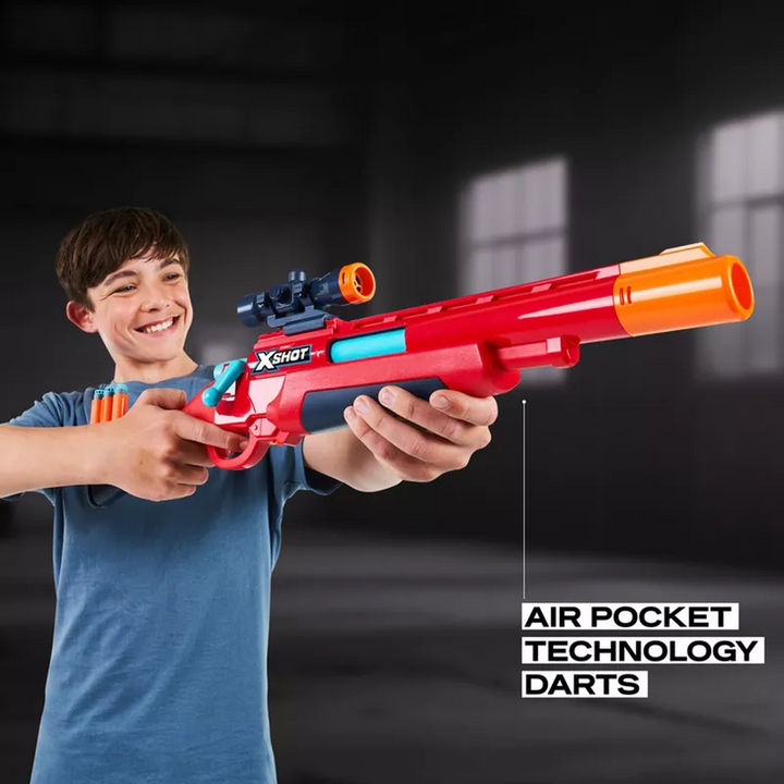 Zuru X-Shot Excel Ejector Shell Bolt Action Blaster Series 1 with 8 darts