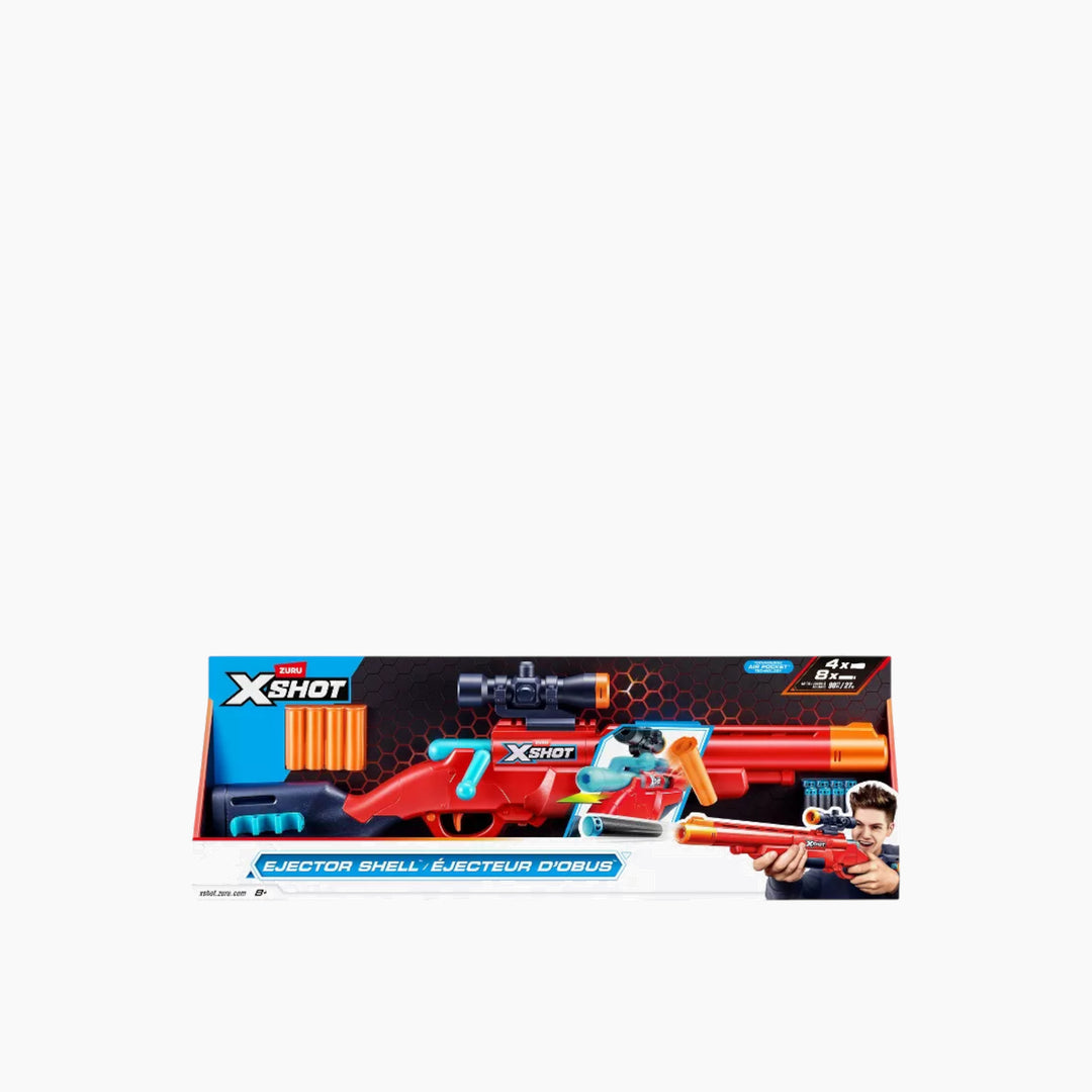 Zuru X-Shot Excel Ejector Shell Bolt Action Blaster Series 1 with 8 darts