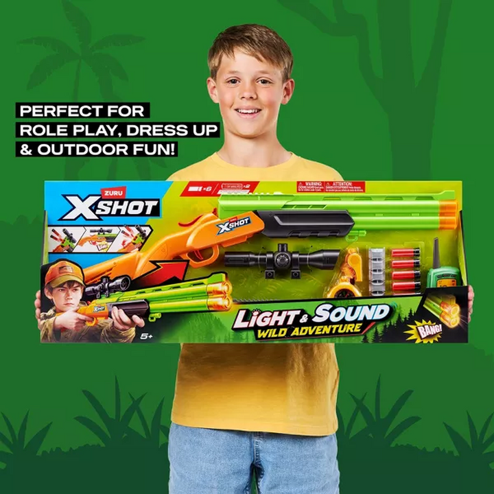 Zuru X-Shot Role Play Big Hunter toy blaster with accessories