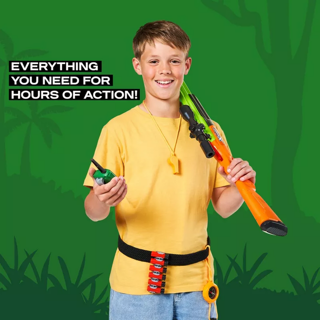 Zuru X-Shot Big Hunter toy blaster with accessories