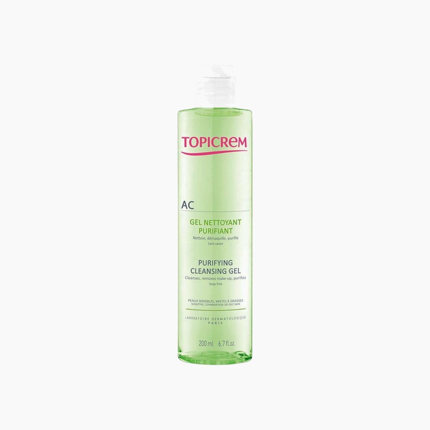 Topicrem Ac Purifying Cleansing Gel 200Ml - HUNA