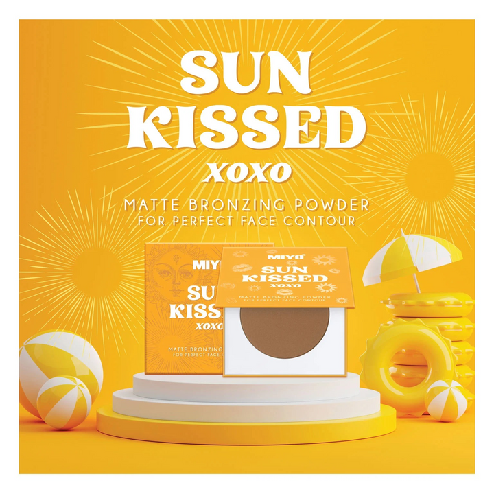Miyo Bronzing Powder Sun Kissed New 01 Warm Bronze - HUNA