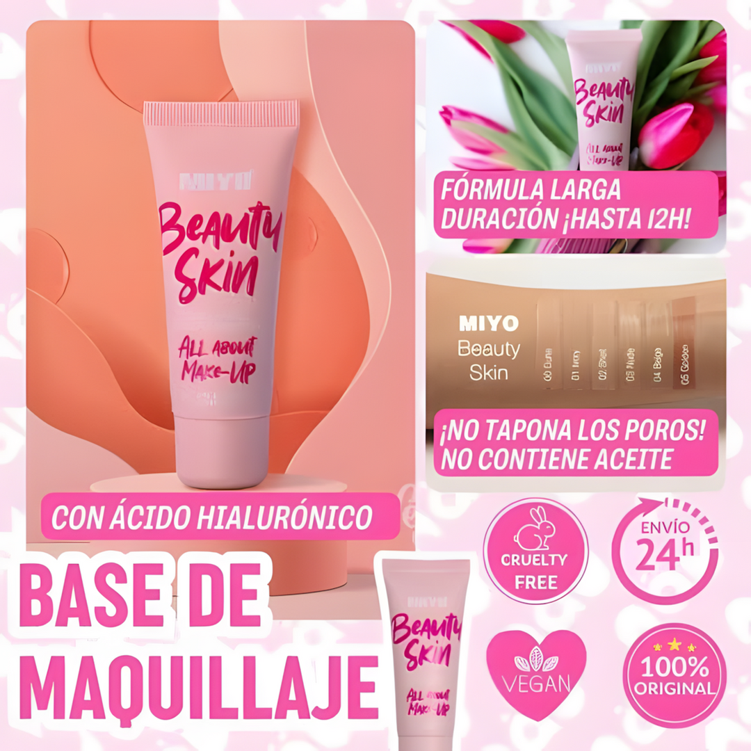 Miyo Fluid Foundation Beauty Skin - HUNA
