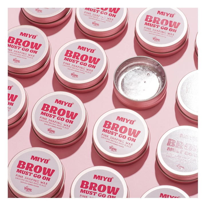 Miyo Eye Brow Must Go On Pink Shaping Wax - HUNA