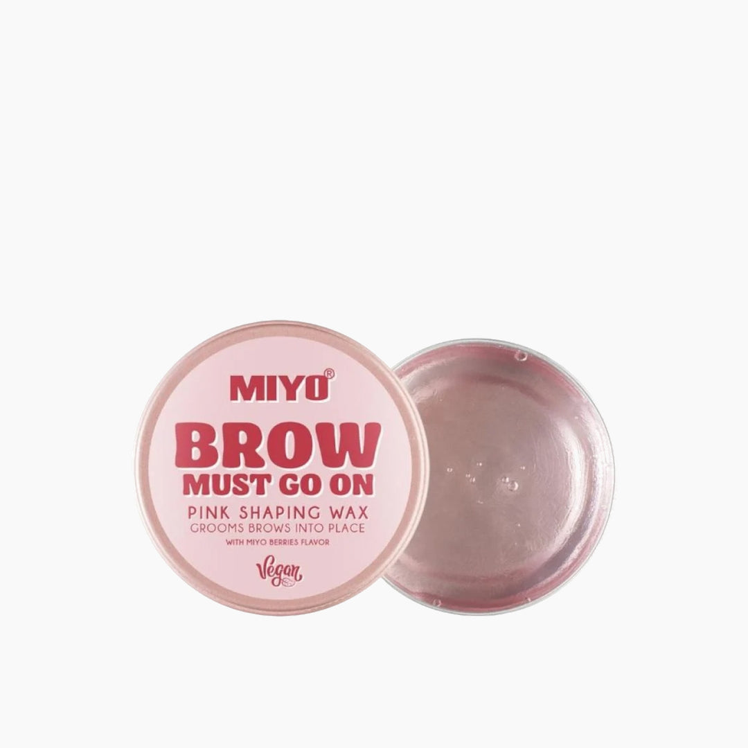 Miyo Eye Brow Must Go On Pink Shaping Wax - HUNA