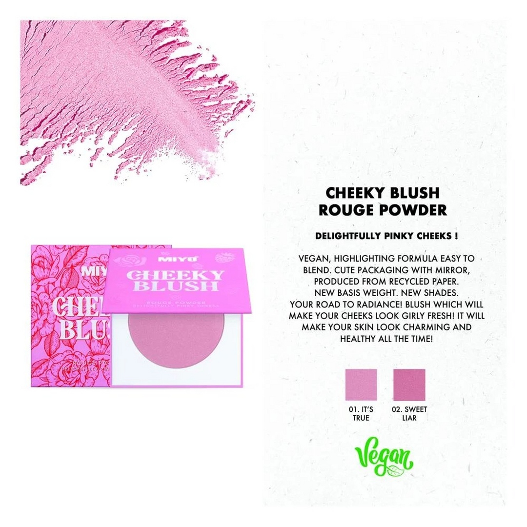 Miyo Rouge Powder Cheeky Blush - 02 - HUNA