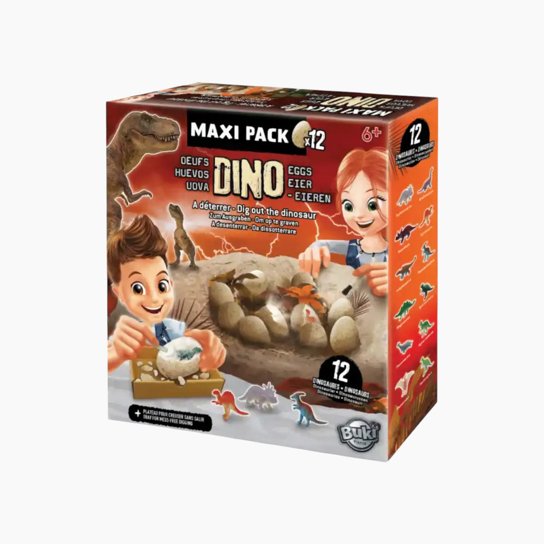 Buki Dino Mega Egg-Maxi Pack Educational Toy