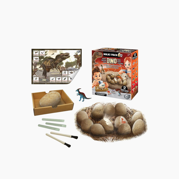 Buki Dino Mega Egg-Maxi Pack Educational Toy