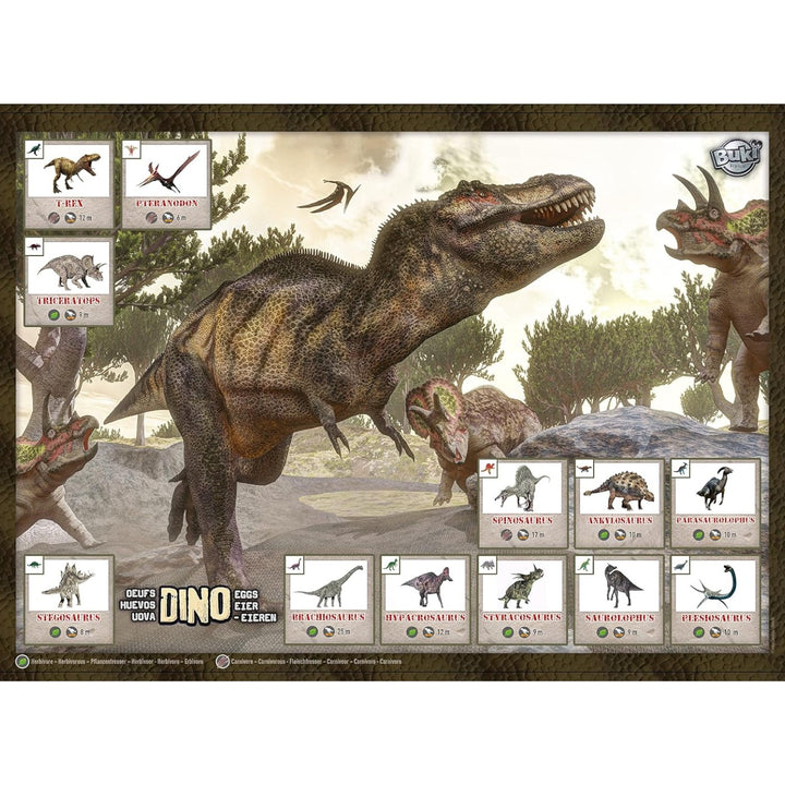 Buki Dino Mega Egg-Maxi Pack Educational Toy