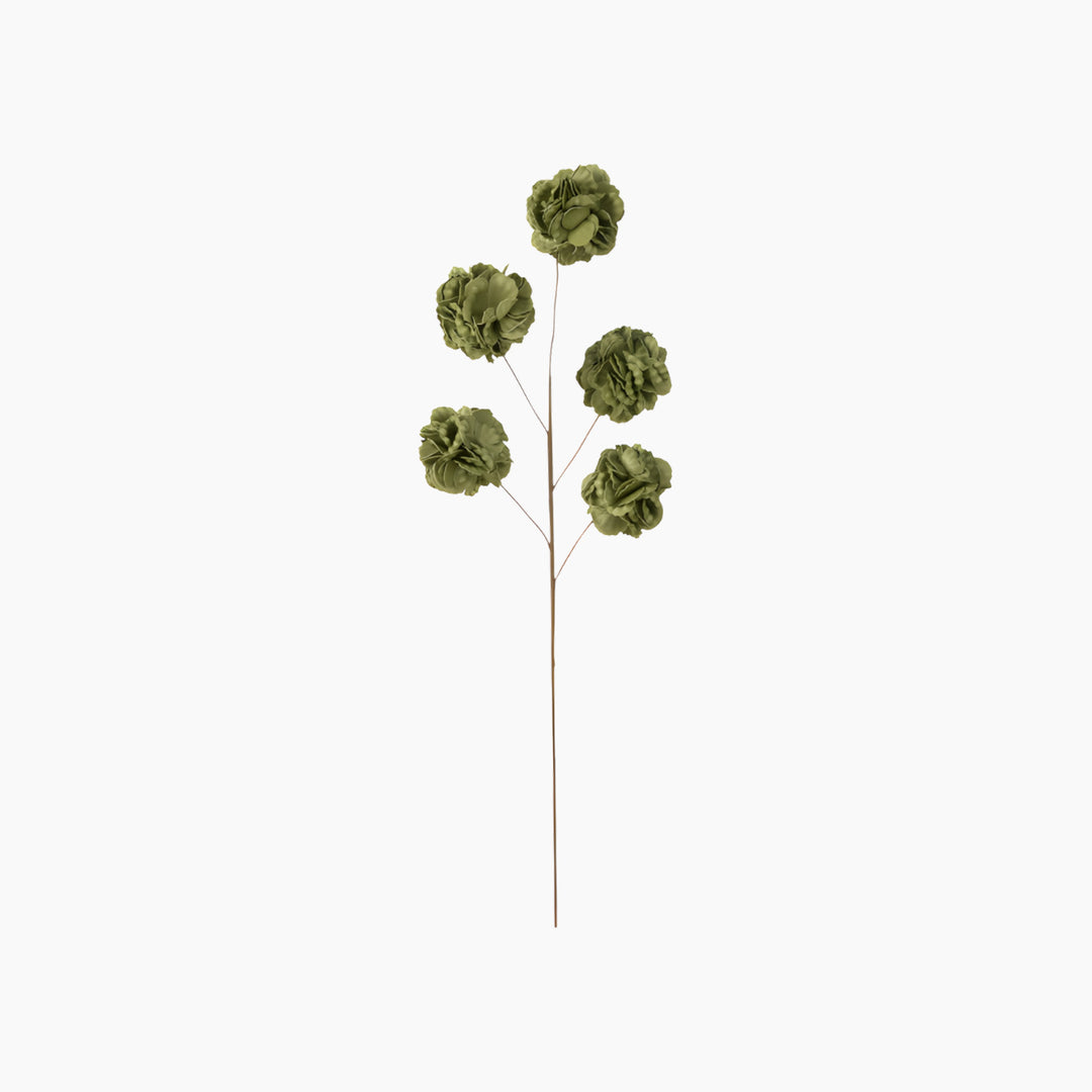 Pomp Green Flower artificial floral piece