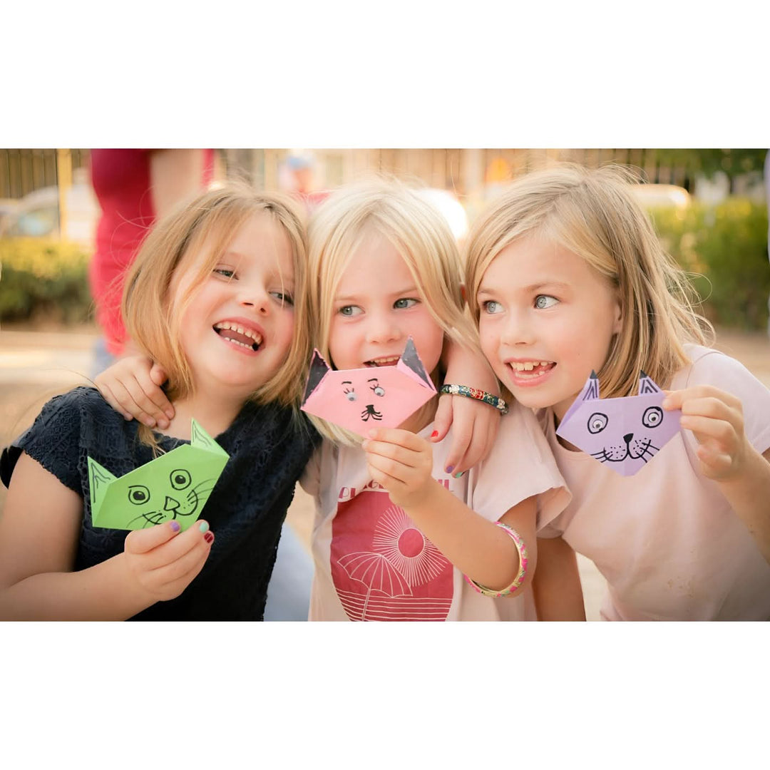 Waragami Origami Animal Faces Theme Kit - HUNA