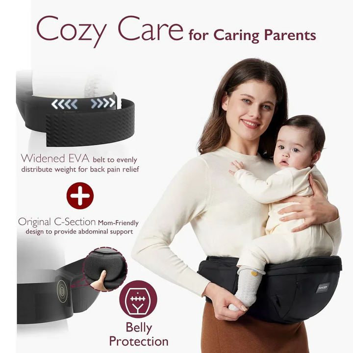 Momcozy 3d Belly Protector &amp; Eva Massage Board baby hip seat carrier