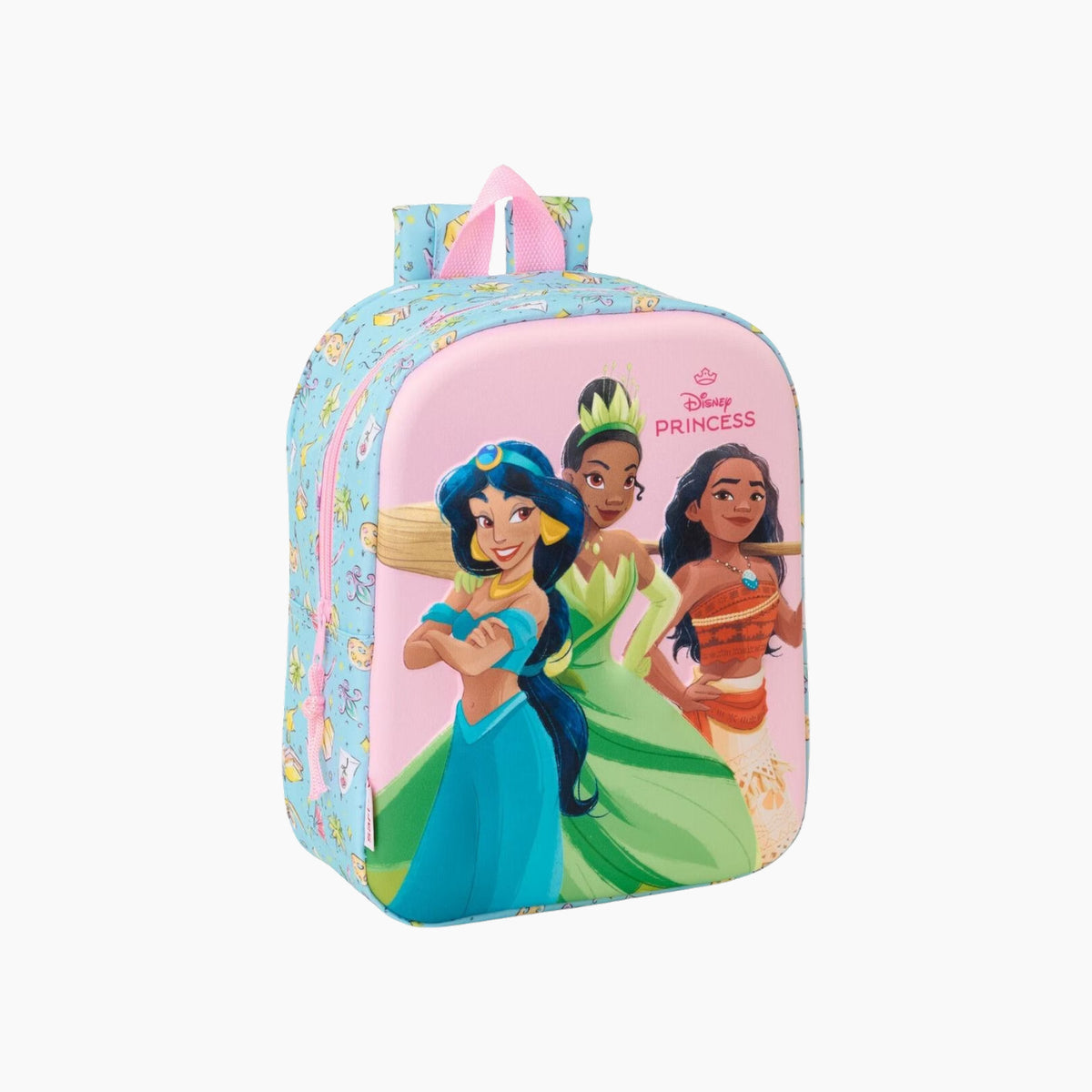 Safta 3D Disney Princesses mini wheeled backpack