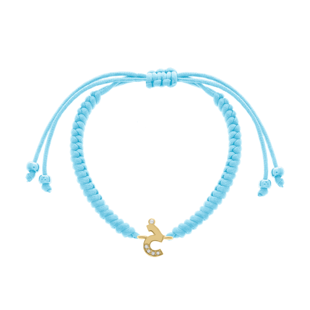 Baby Chic Fine Jewelry Arabic Initial Letter Bracelet - HUNA