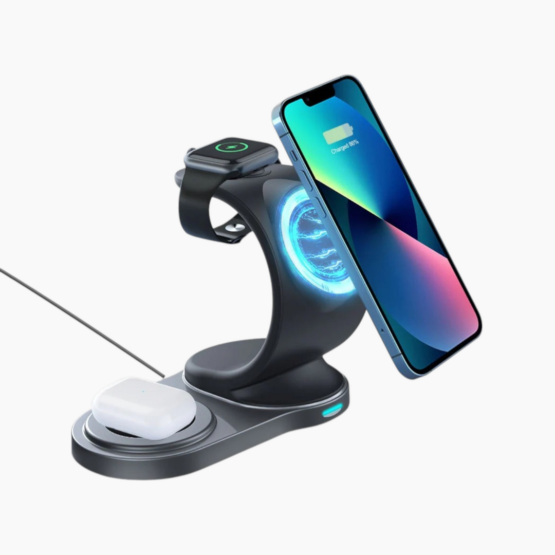 3 in 1 wireless charging stand with MagSafe technology
