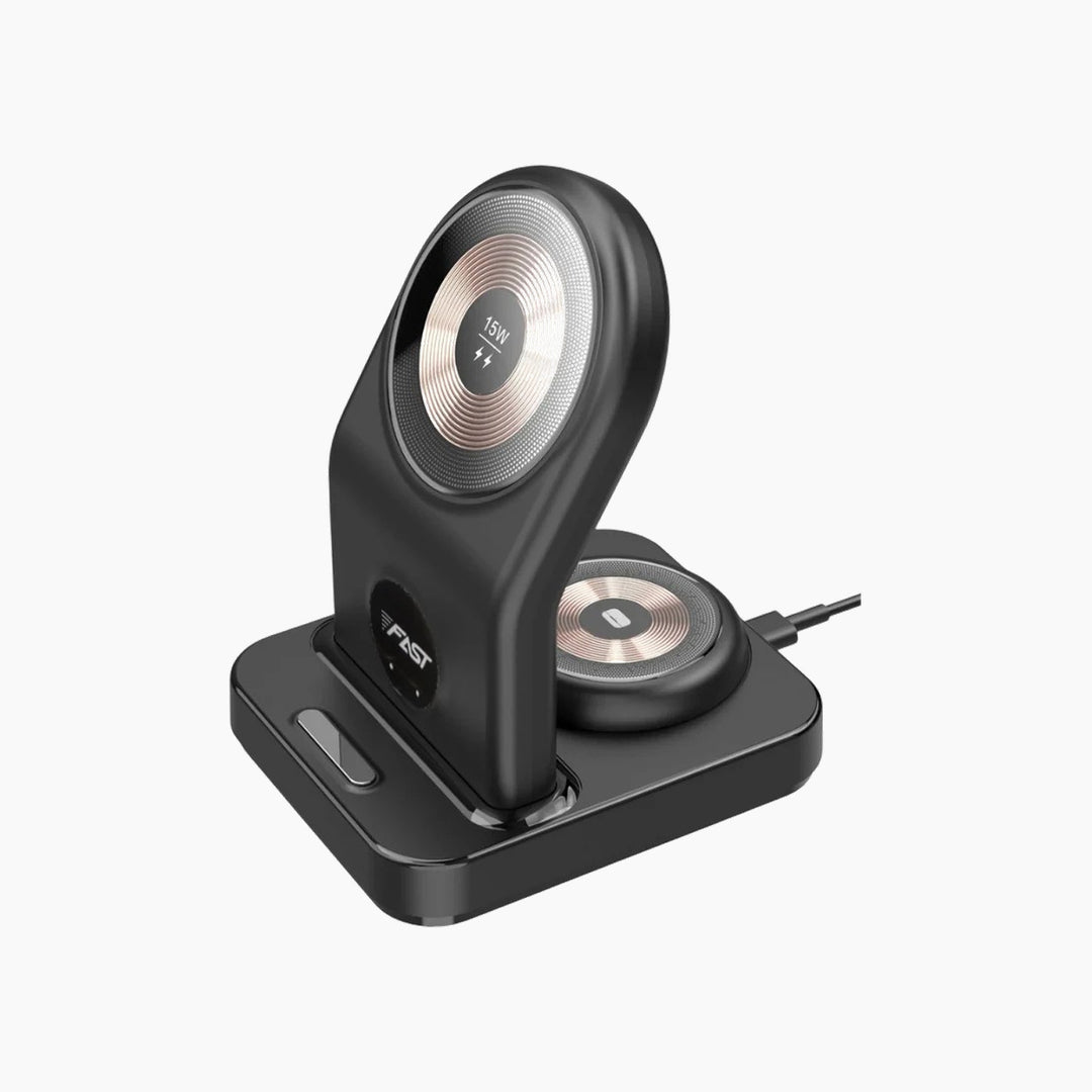 Catchy Jo 3 In 1 Magnetic Wireless Charger with backlight