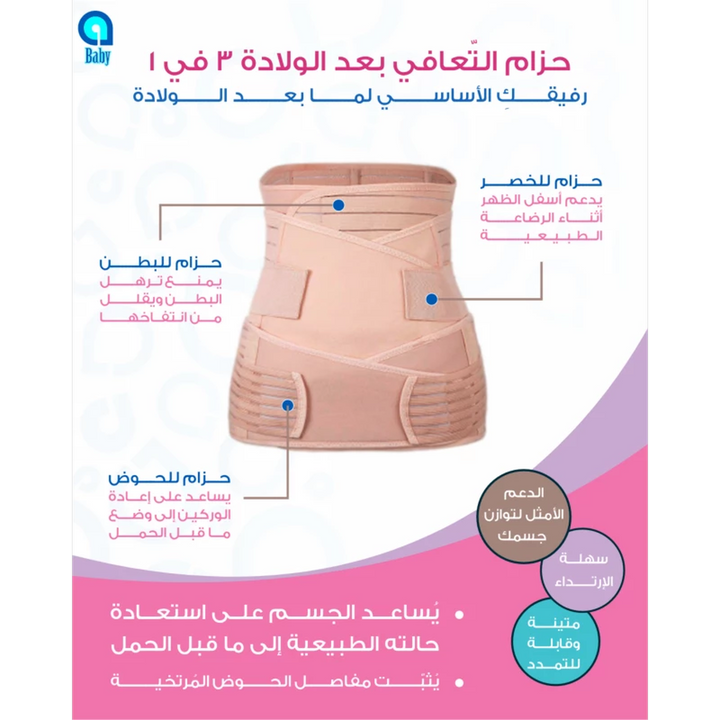 Ababy 3 in 1 Postpartum Support