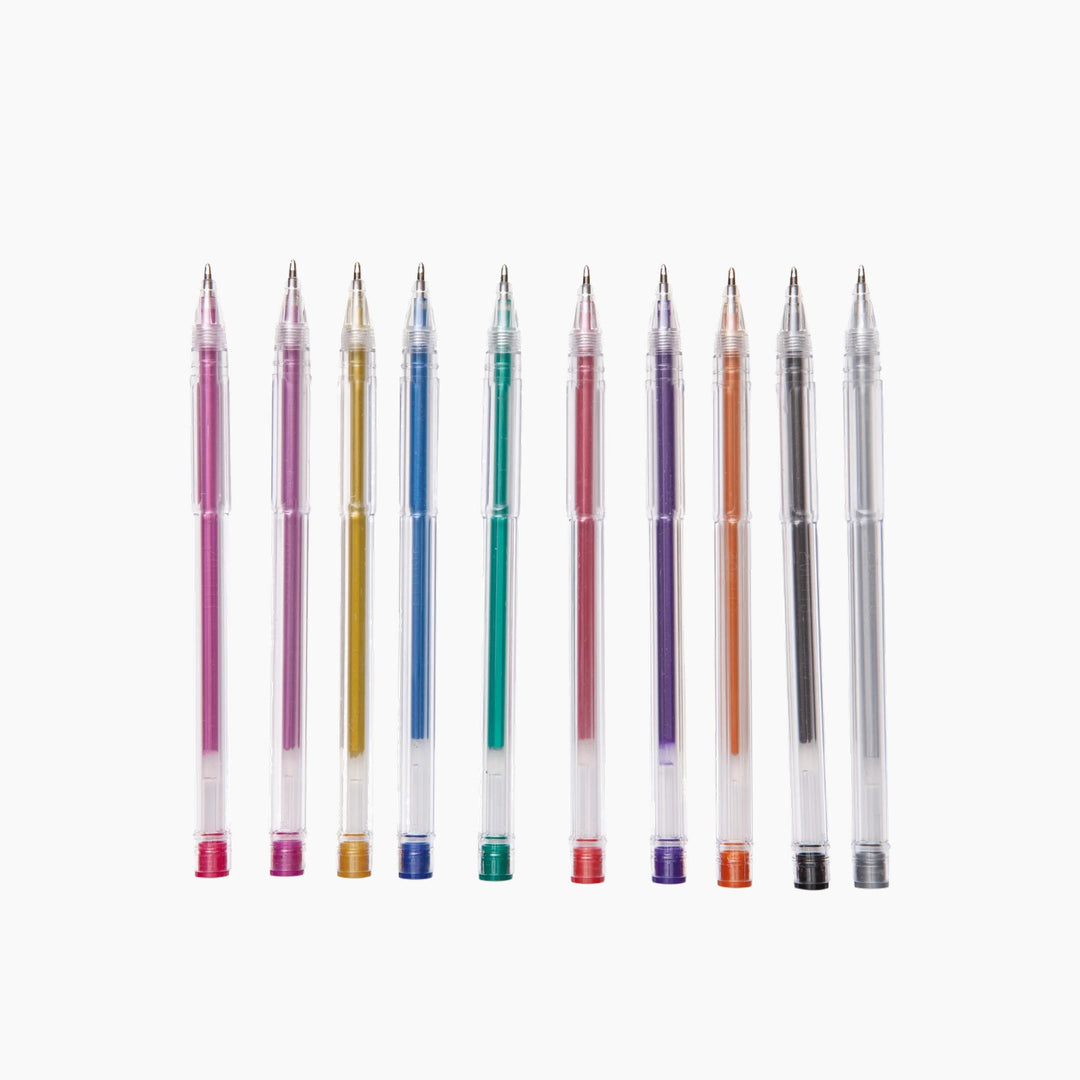 Folia Gel Pens – 10 Pieces, 1 mm
