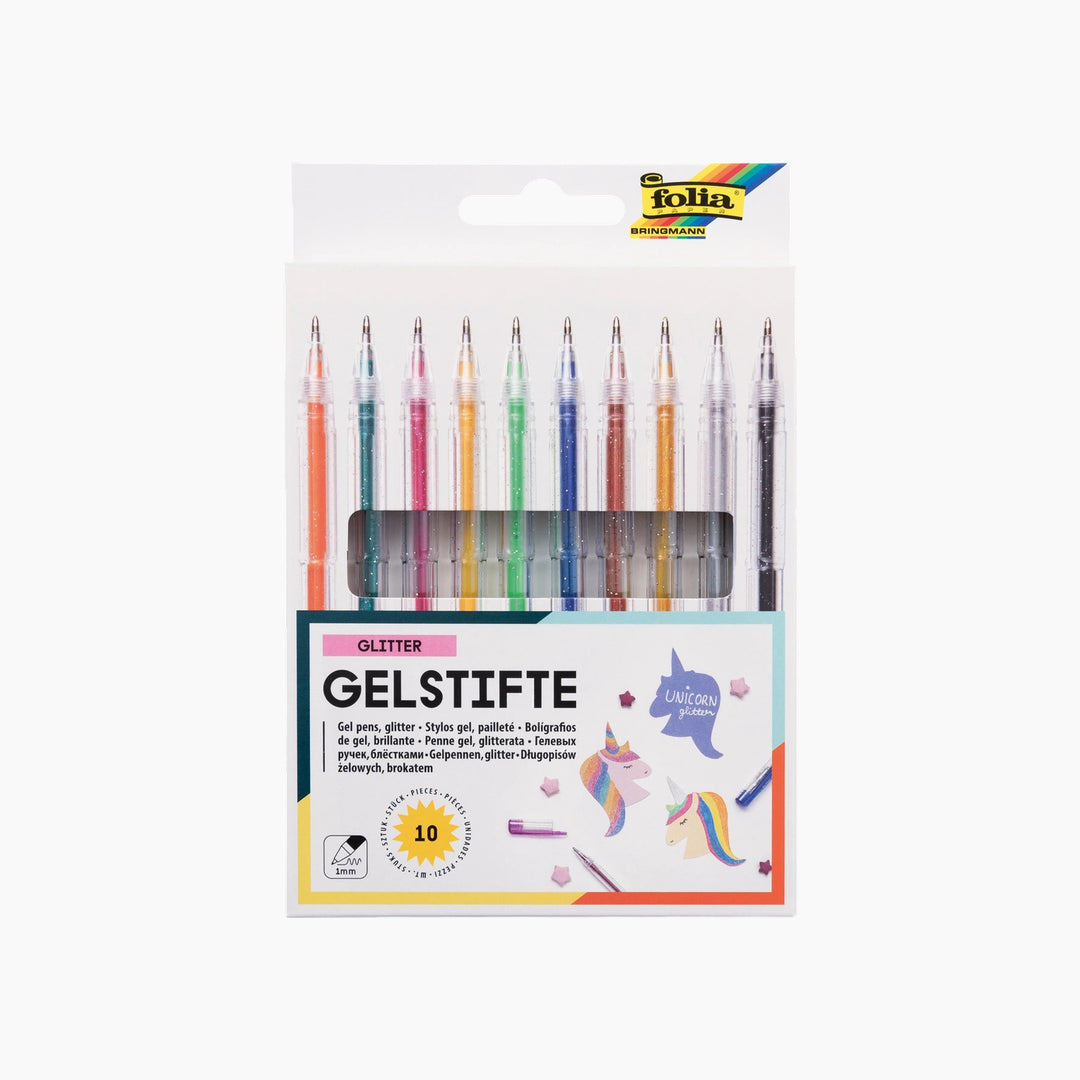 Folia Gel Pens – 10 Pieces, 1 mm