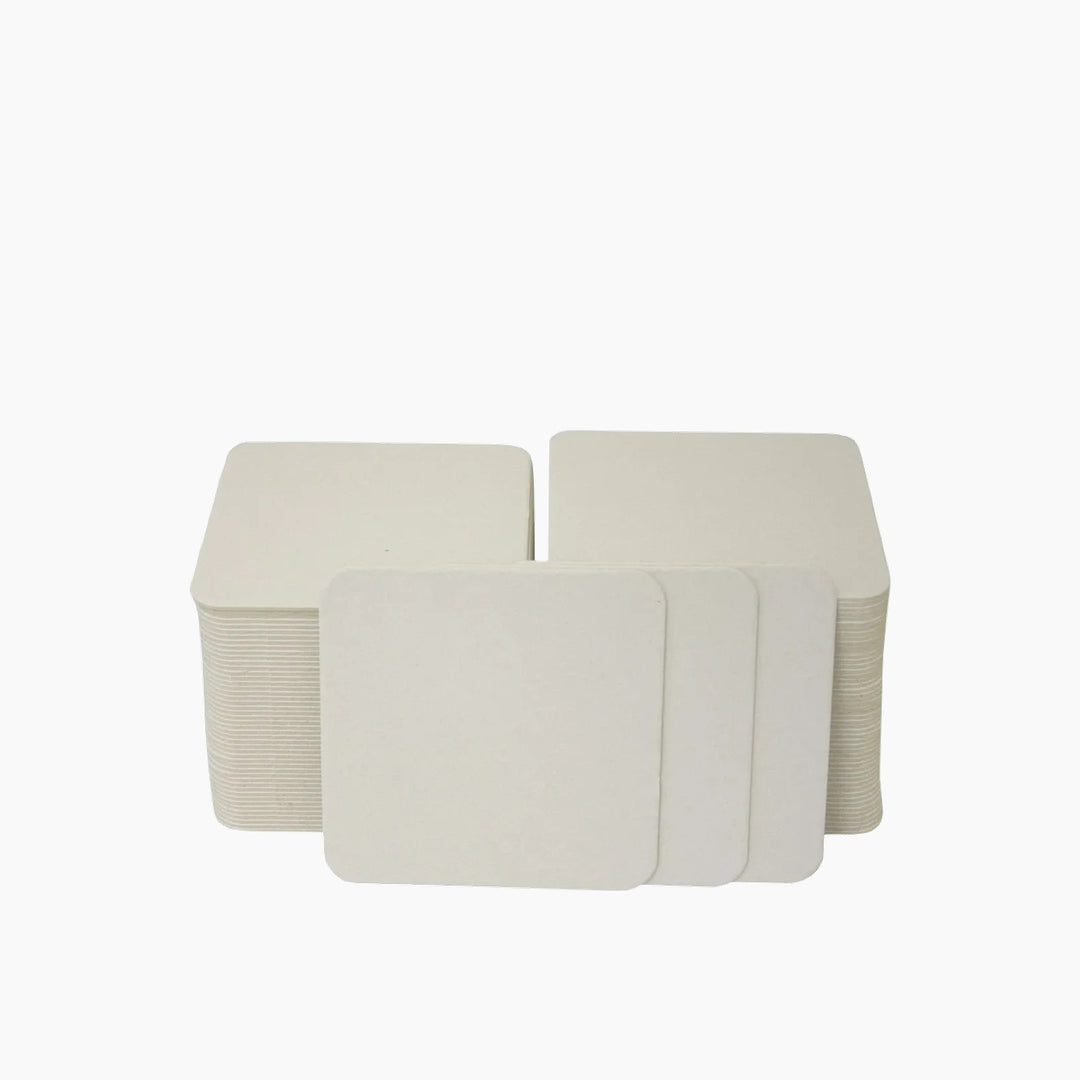 Folia Square Cardboard Coasters – 9.3 x 9.3 cm