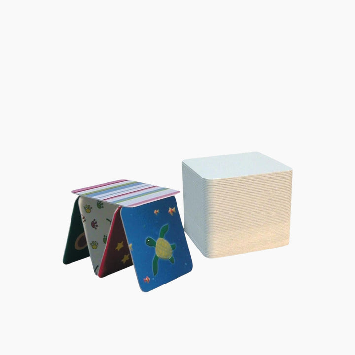 Folia Square Cardboard Coasters – 9.3 x 9.3 cm