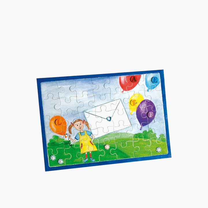 Folia Extra-Strong Blank White Puzzle with Frame – A4, 35 Pieces