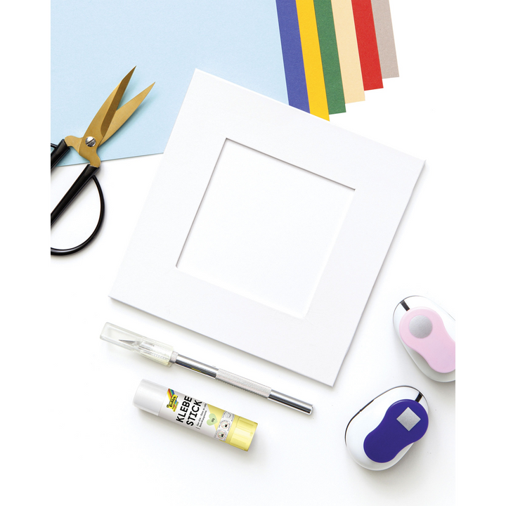 Folia Cardboard Picture Frames - White