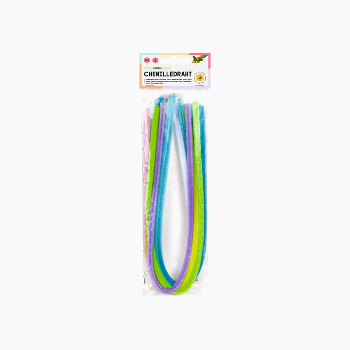 Folia Chenille Stems – 50 cm, Ø 8 mm, 10 Pieces