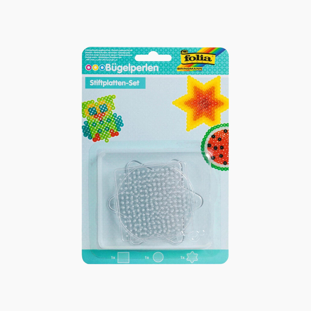 Folia Hama Bead Templates – Basic Small, 3 Assorted Shapes