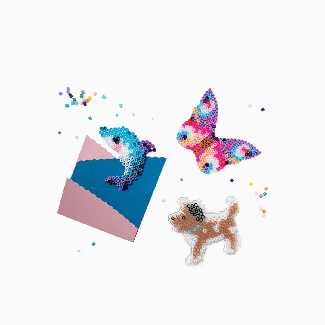Folia Hama Bead Templates – Animal Friends, 3 Assorted Designs