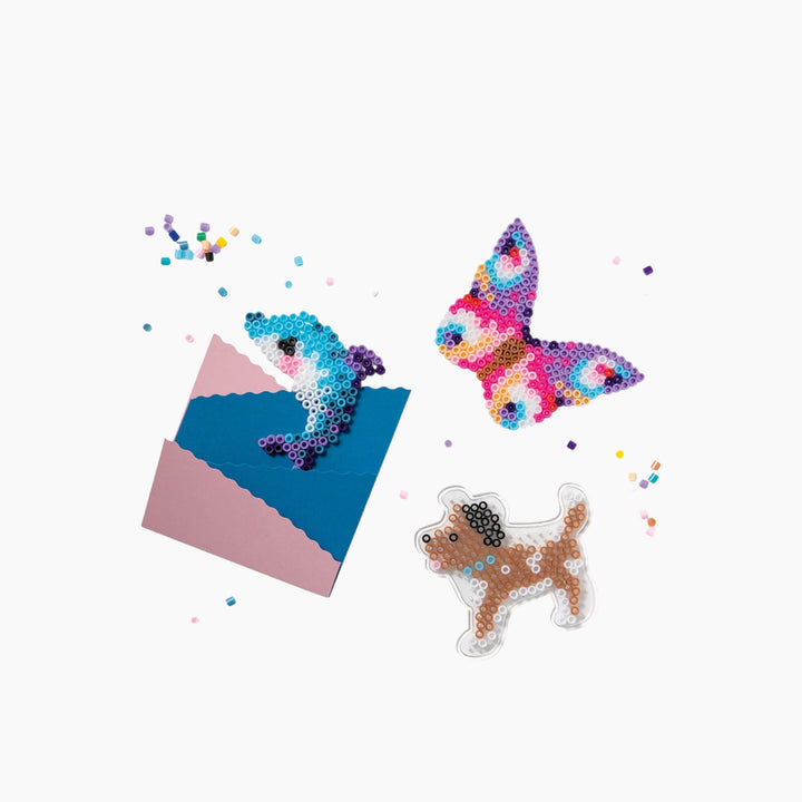 Folia Hama Bead Templates – Animal Friends, 3 Assorted Designs