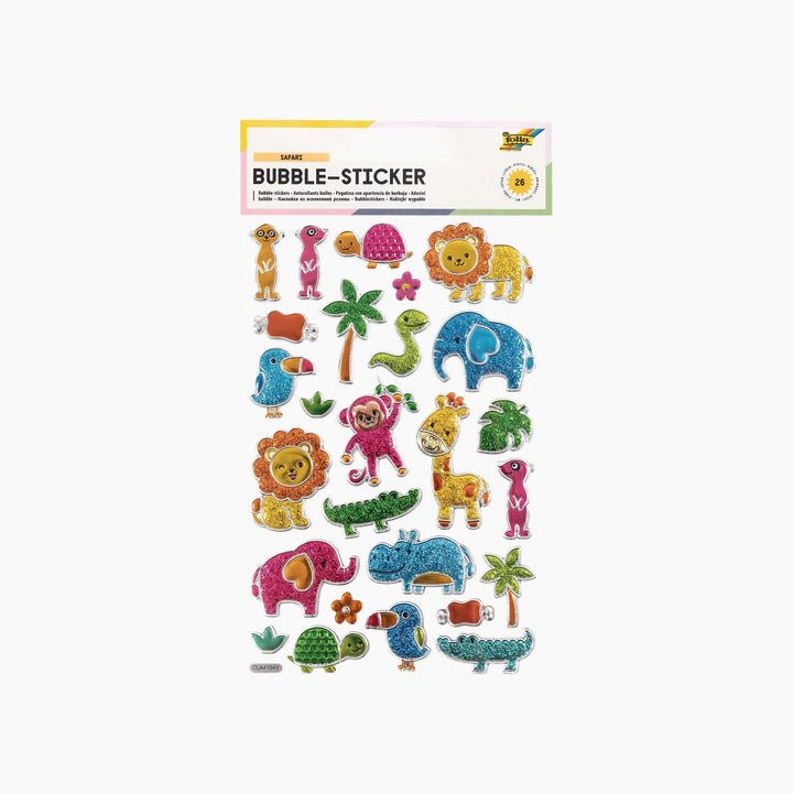 Folia Bubble Stickers III – 14 x 21 cm, 1 Sheet, 26 Stickers