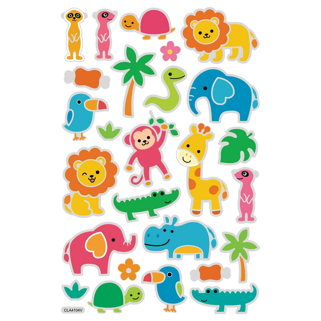 Folia Bubble Stickers III – 14 x 21 cm, 1 Sheet, 26 Stickers