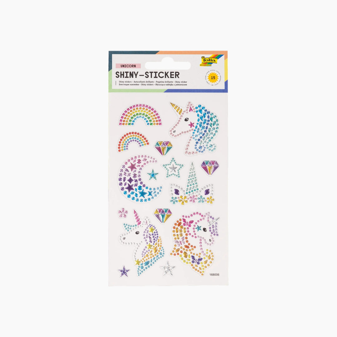 Folia Shiny Stickers – 10 x 16 cm, 1 Sheet