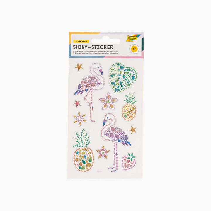 Folia Shiny Stickers – 10 x 16 cm, 1 Sheet