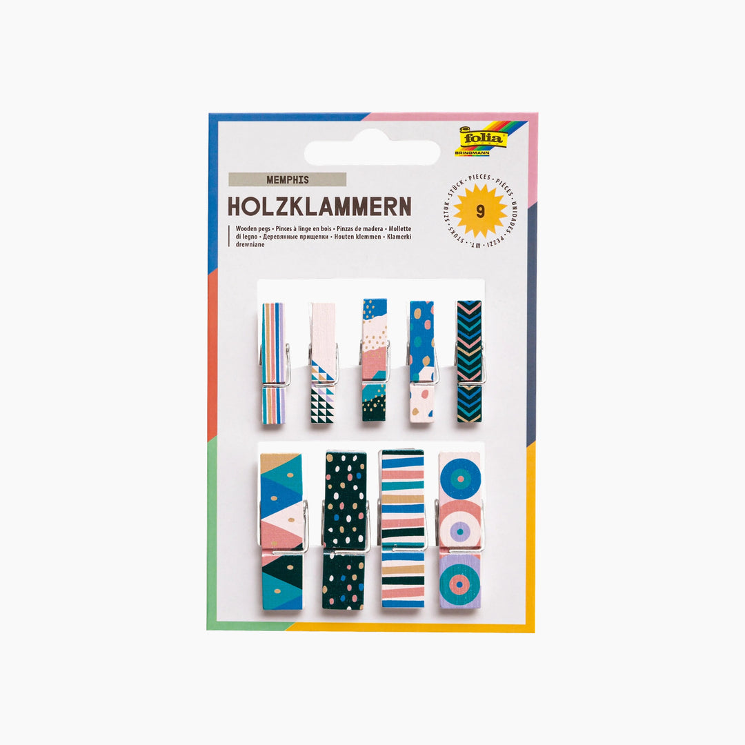 Folia Wooden Clothespins