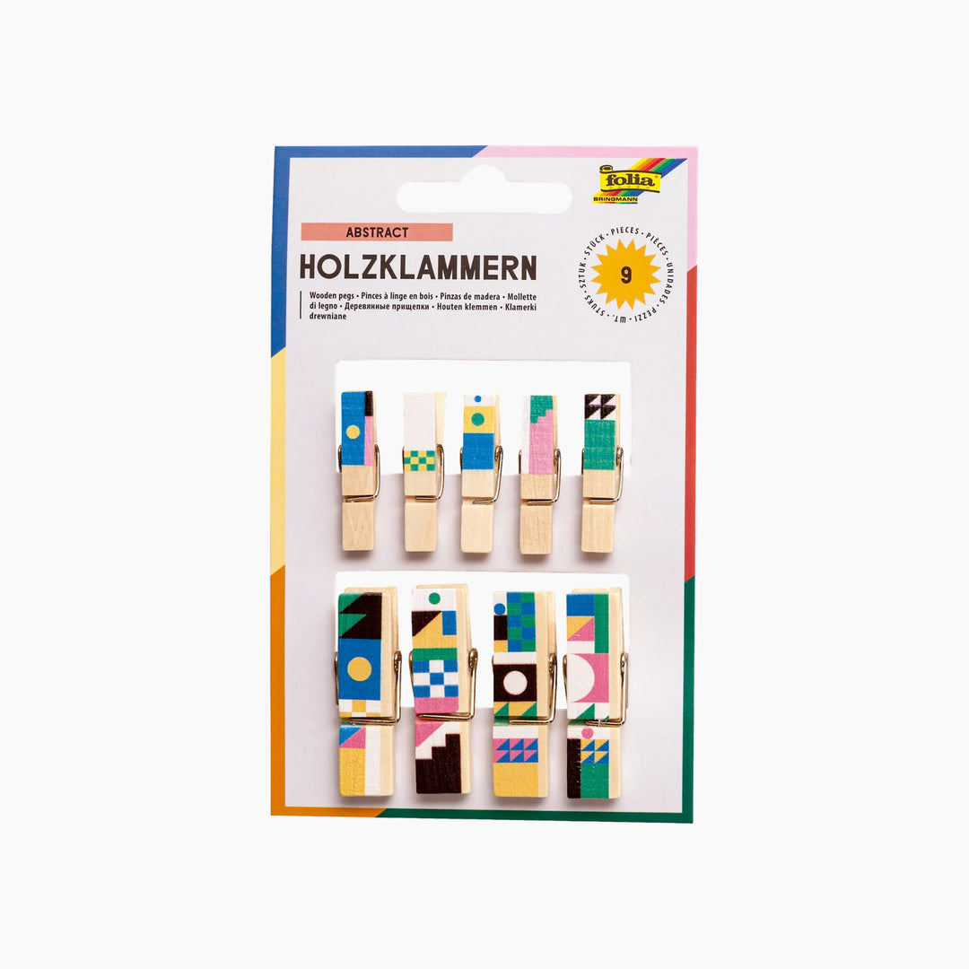 Folia Wooden Clothespins