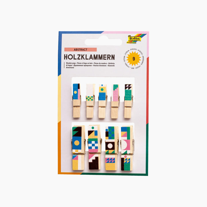 Folia Wooden Clothespins