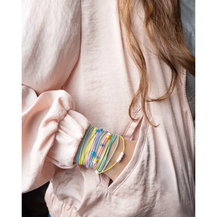 Folia Pastel Rubber Bands – 4 Assorted Colours, 5 m Each