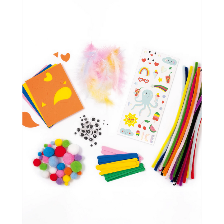 Folia Rainbow Chenille Wire Craft Kit – 212 Pieces