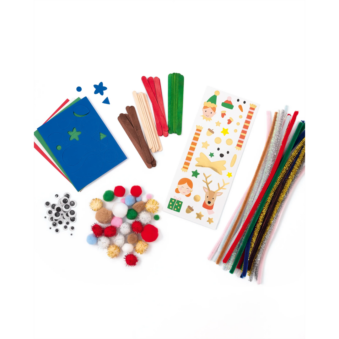 Folia Winter Chenille Wire Craft Kit – 199 Pieces