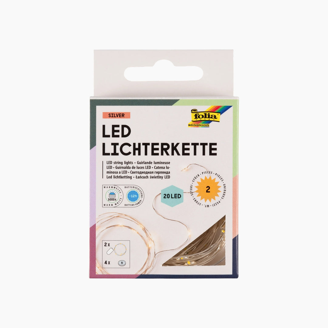 Folia LED String Lights – 2 Pieces