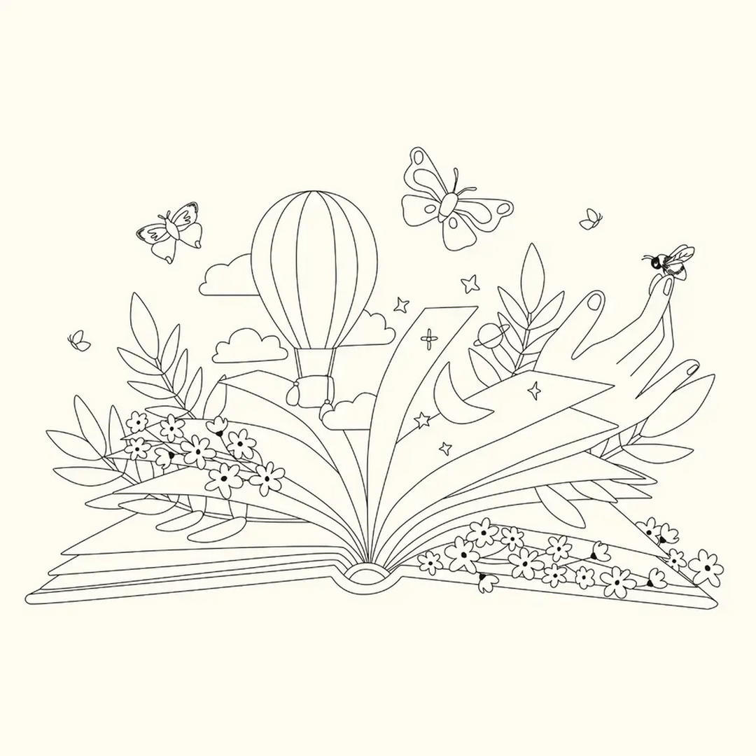 Folia Me Time Colouring Book – 23 x 23 cm, 40 Sheets